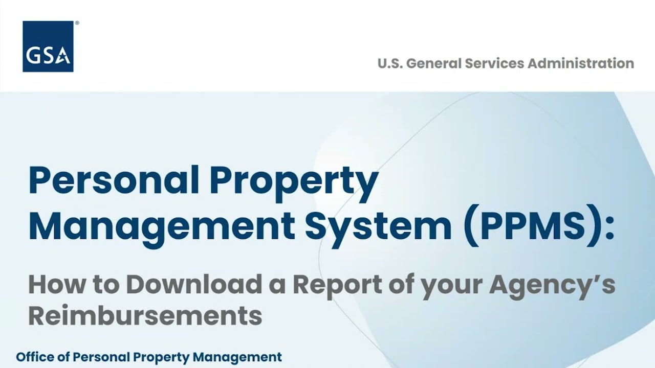 How to Download a Report of your Agency's Reimbursements on PPMS