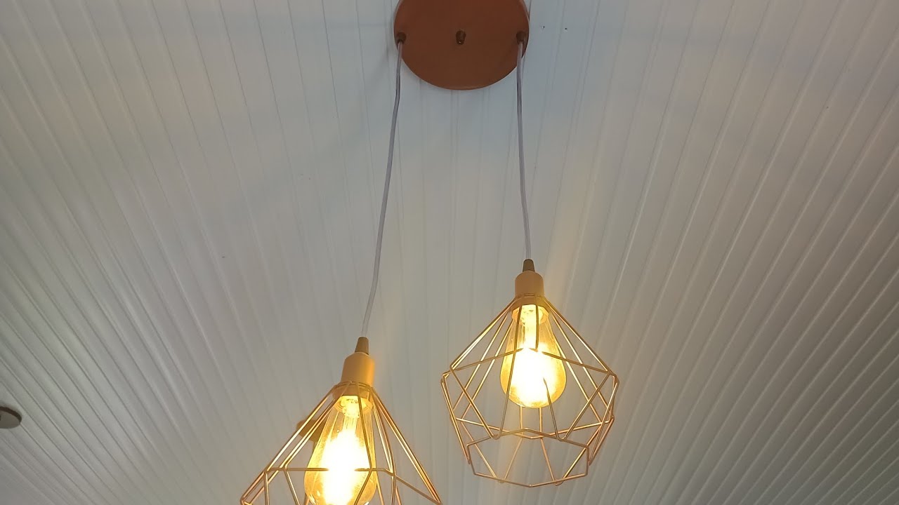 Dica: como instalar luminária pendente com lâmpada retrô