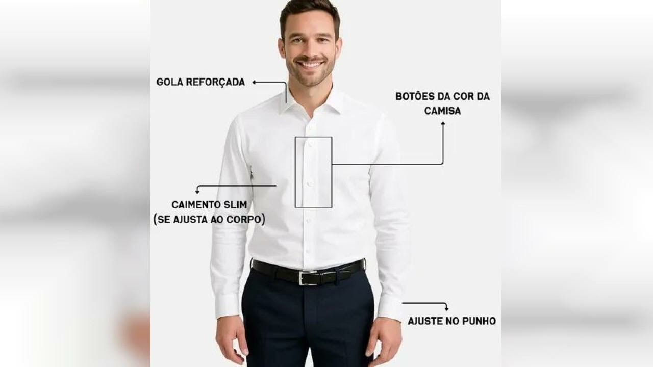 Review: Camisa Social Masculina Slim Fit Premium Pronta Entrega
