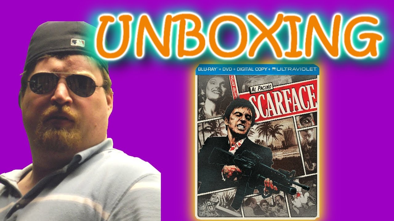 Scarface Limited Edition Comic Book Steelbook Blu-Ray , DVD