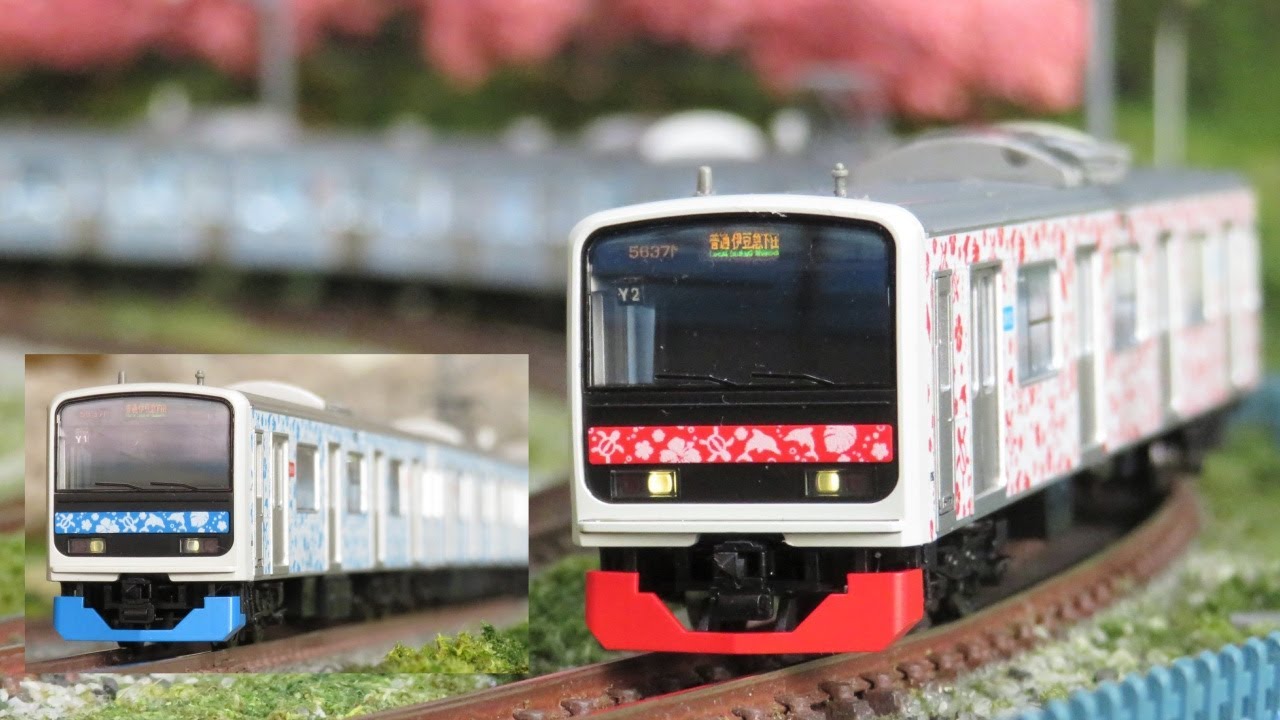 Nゲージ TOMIX 伊豆急行3000系 アロハ電車 走行シーン集