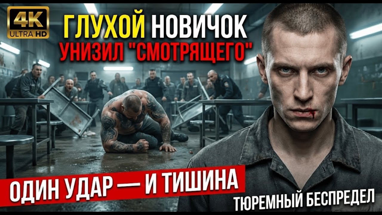 Глухой заключенный против всей тюрьмы: Один удар решает всё