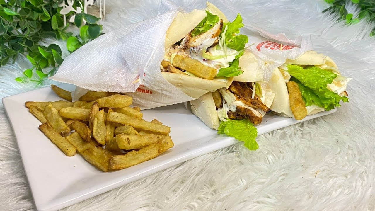HOMEMADE CHICKEN SHAWARMA RECIPE 🌯🌯