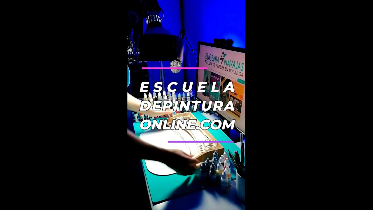 Aprende a pintar miniaturas #comopintarminiaturas #escueladepinturaenminiatura