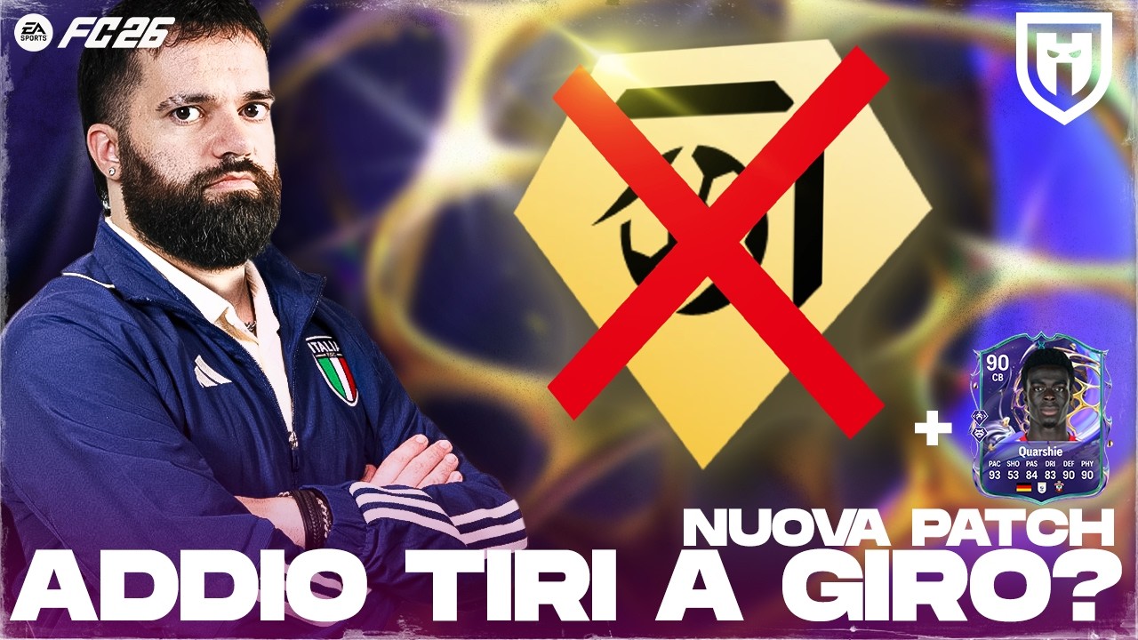 EA MA COSA FAI? ADDIO TIRI A GIRO? ... VI DICO TUTTO SULLA NUOVA PATCH | REVIEW QUARSHIE | FC26