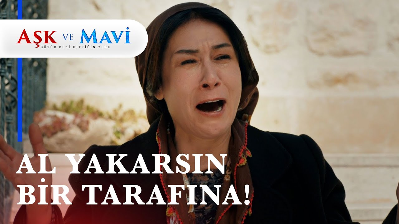 Hasibe Refika'ya kına fırlattı - Aşk ve Mavi 21. Bölüm