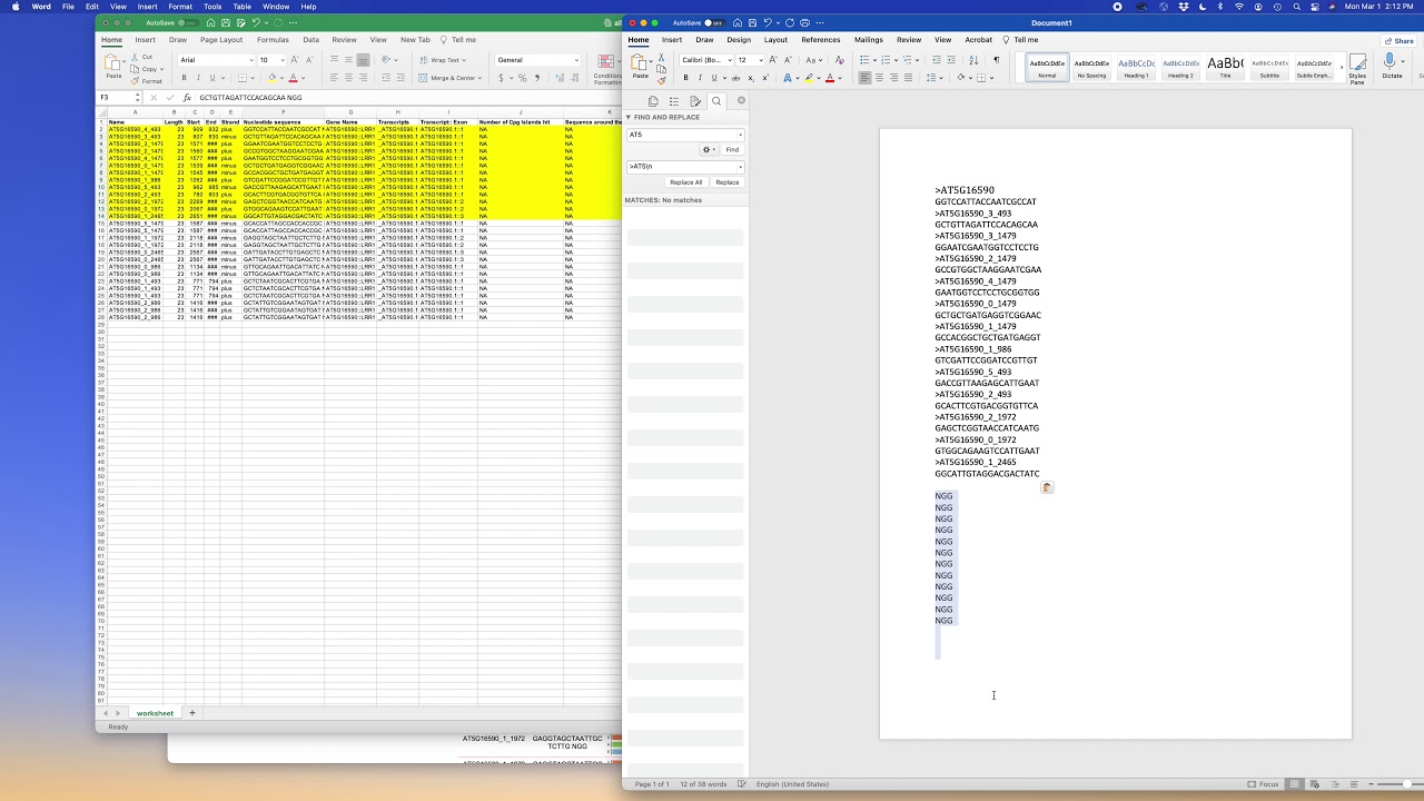 Guide RNA selection