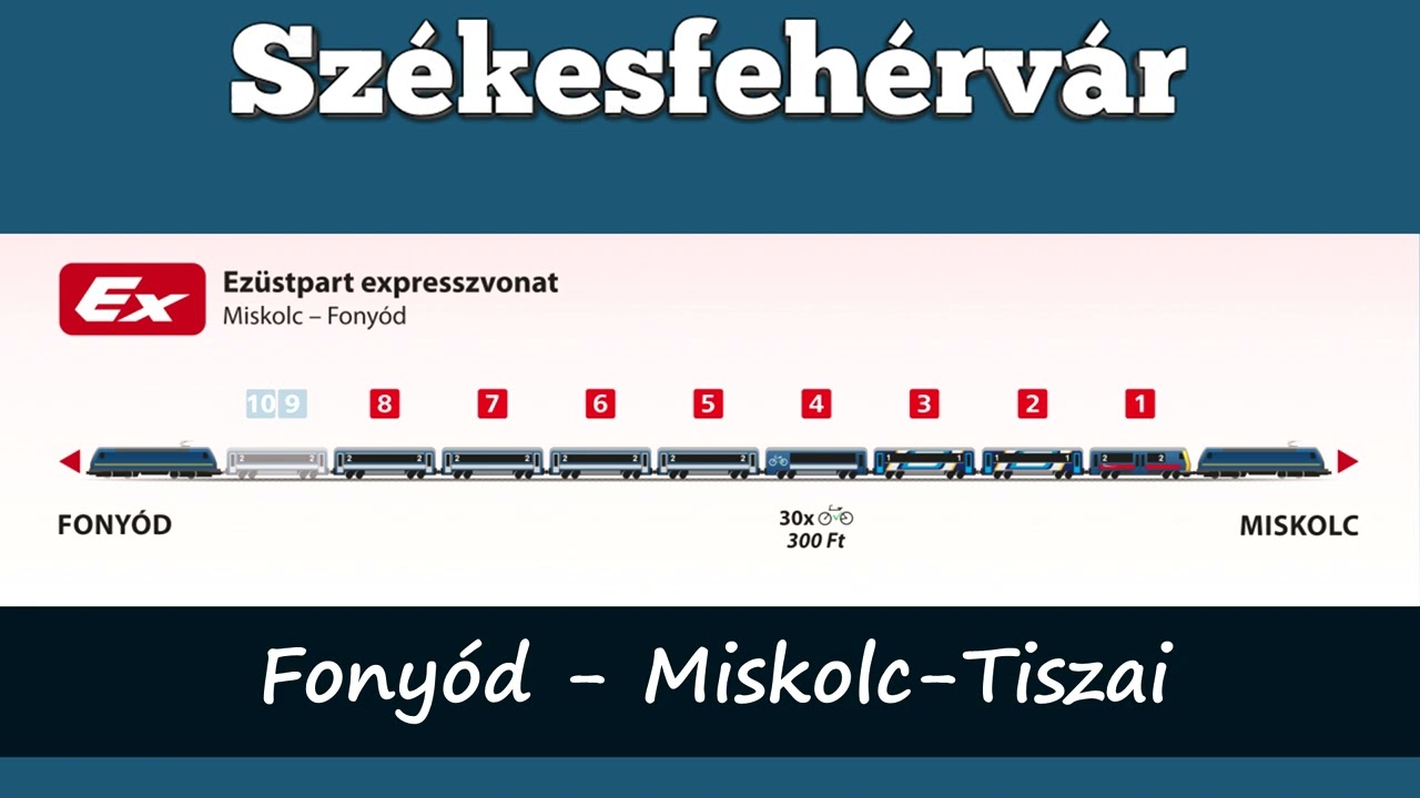 MÁV nyári hangosbemondások Székesfehérváron 2