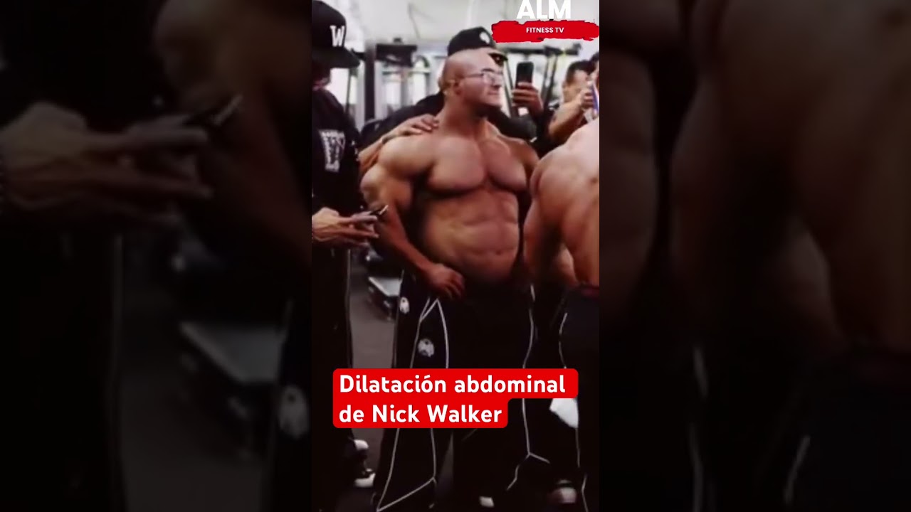 Nick Walker y su extrema Dilataci&oacute;n abdominal. #bodybuilding #fitness #mrolympia