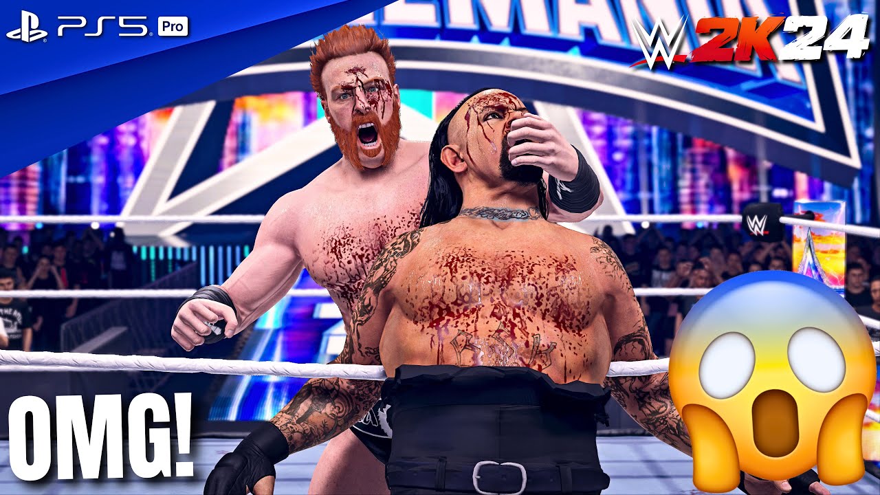WWE 2K24 - Sheamus vs. The Undertaker - WrestleMania 38 Main Event Match | PS5 Pro [4K60]
