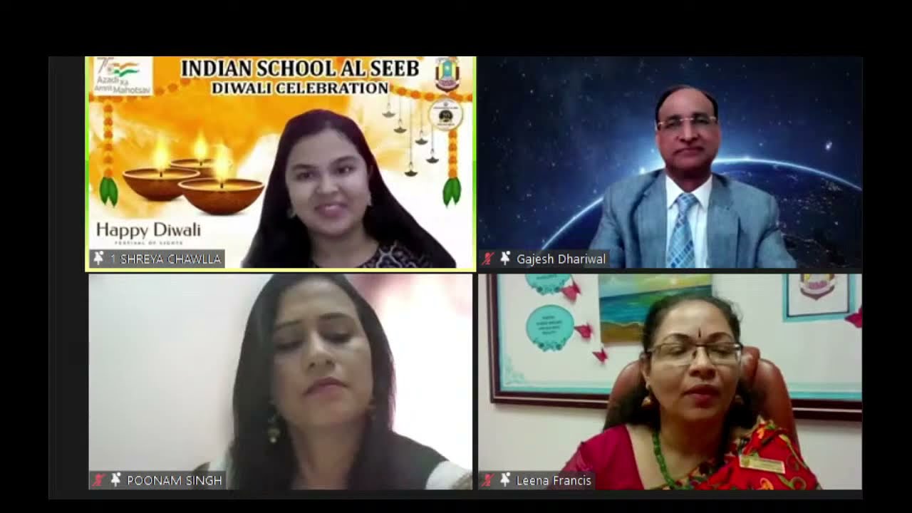 Diwali Celebration Special Assembly at Indian School Al Seeb