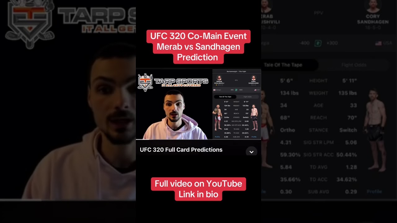 UFC 320 Co-Main Event Prediction 