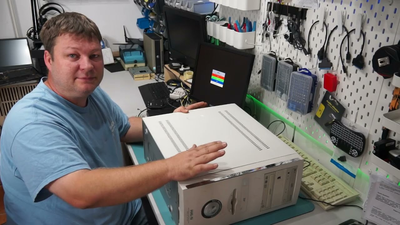 2db P4 retro gép indítása, első szemrevételezés!