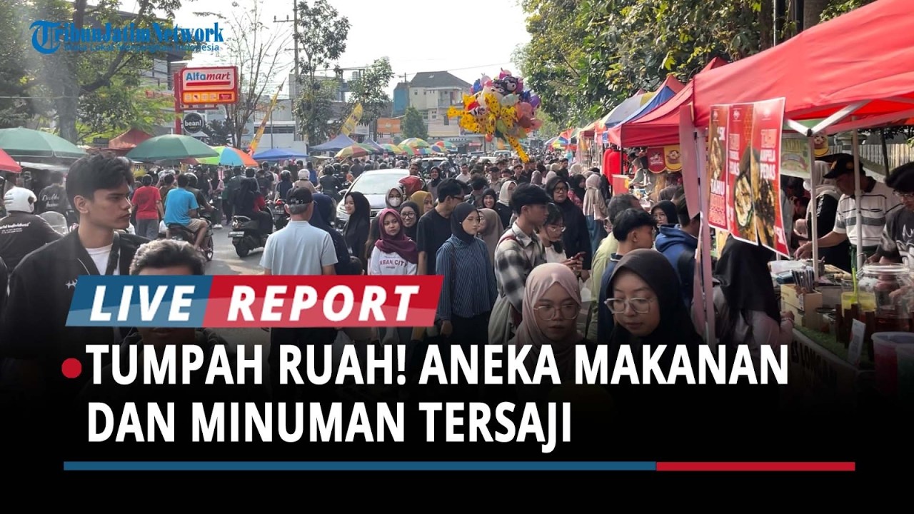 Antusias Warga Berburu Takjil di Jalan Surabaya, Kota Malang