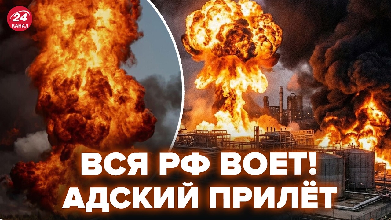 🔥ЛЮТАЯ МЕСТЬ! ВСУ жахнули по РФ ТАМ, ГДЕ Путин не ожидал. Настоящий МЕГАРОЗГРОМ. Вот это ПЫЛАЕТ