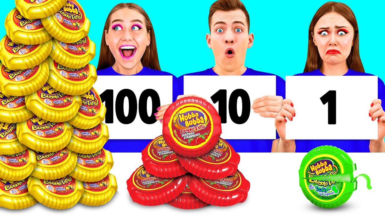 تحدي 100 طبقة من الطعام | المأجورون المطبخ رهيبة PaRaRa Challenge