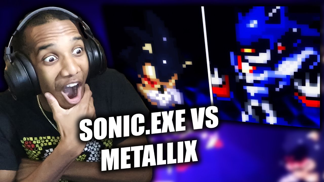 HAS SONIC.EXE MET HIS MATCH?! - Metallix vs Sonic.exe Reaction (from DedGrafic)