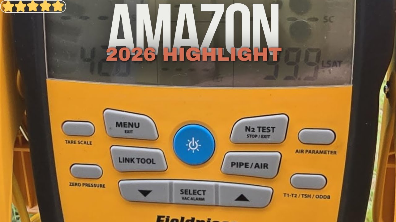❄️🔧 Fieldpiece SM482V Wireless Refrigerant Manifold | 4-Port HVAC Digital Gauges with Vacuum