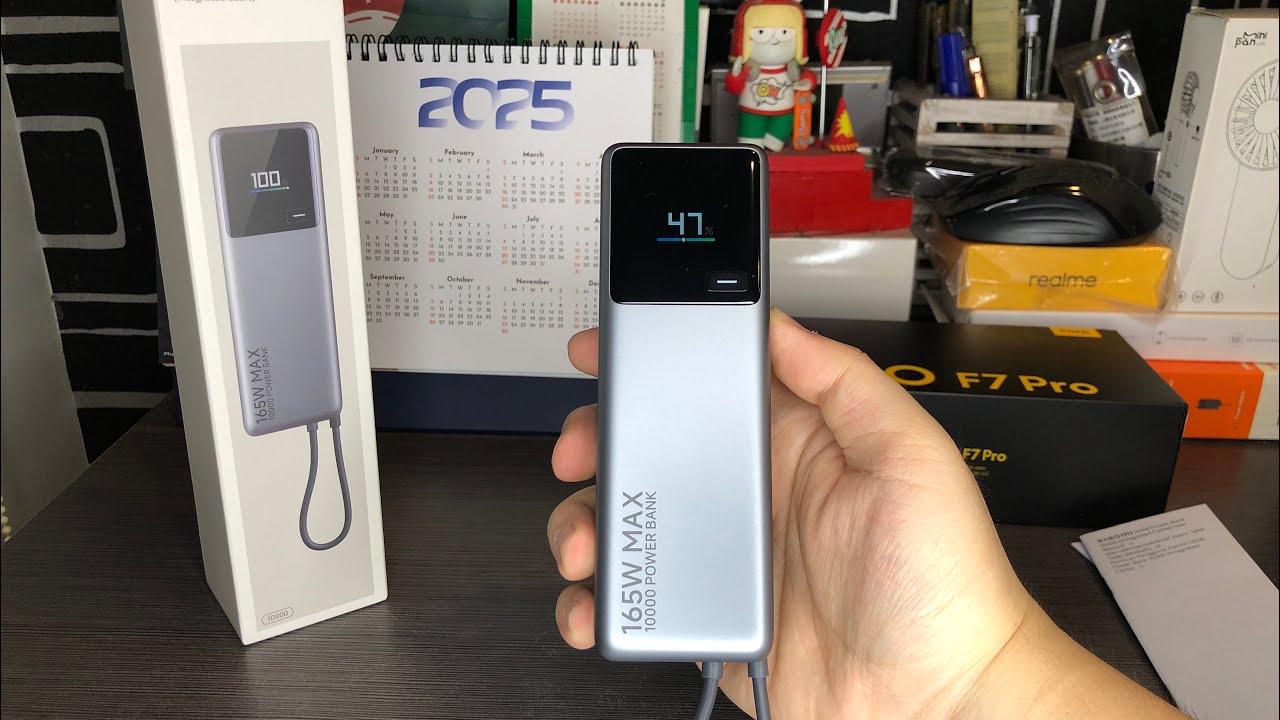 Xiaomi 165W Powerbank 10000mAh Unboxing with Integrated Cable (Global Version)