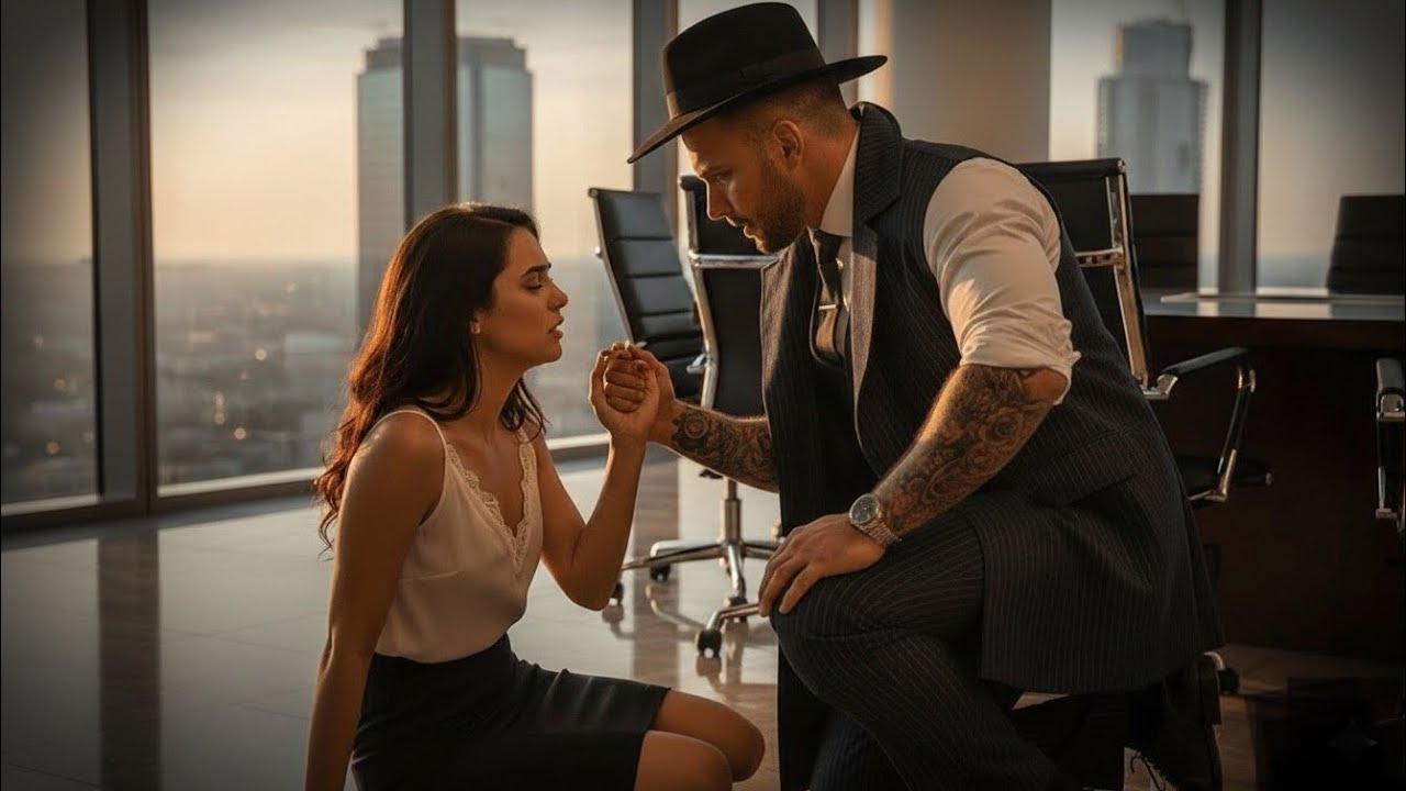 Too Bruised to Stand, She Collapsed at the Meeting — The Mafia Boss’s Hands Changed Her Fate