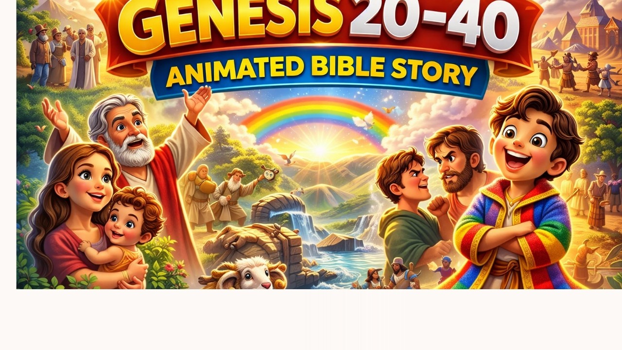 Genesis 20–40 for Kids | Joseph’s Dreams & God’s Big Plan (Animated Bible Story)
