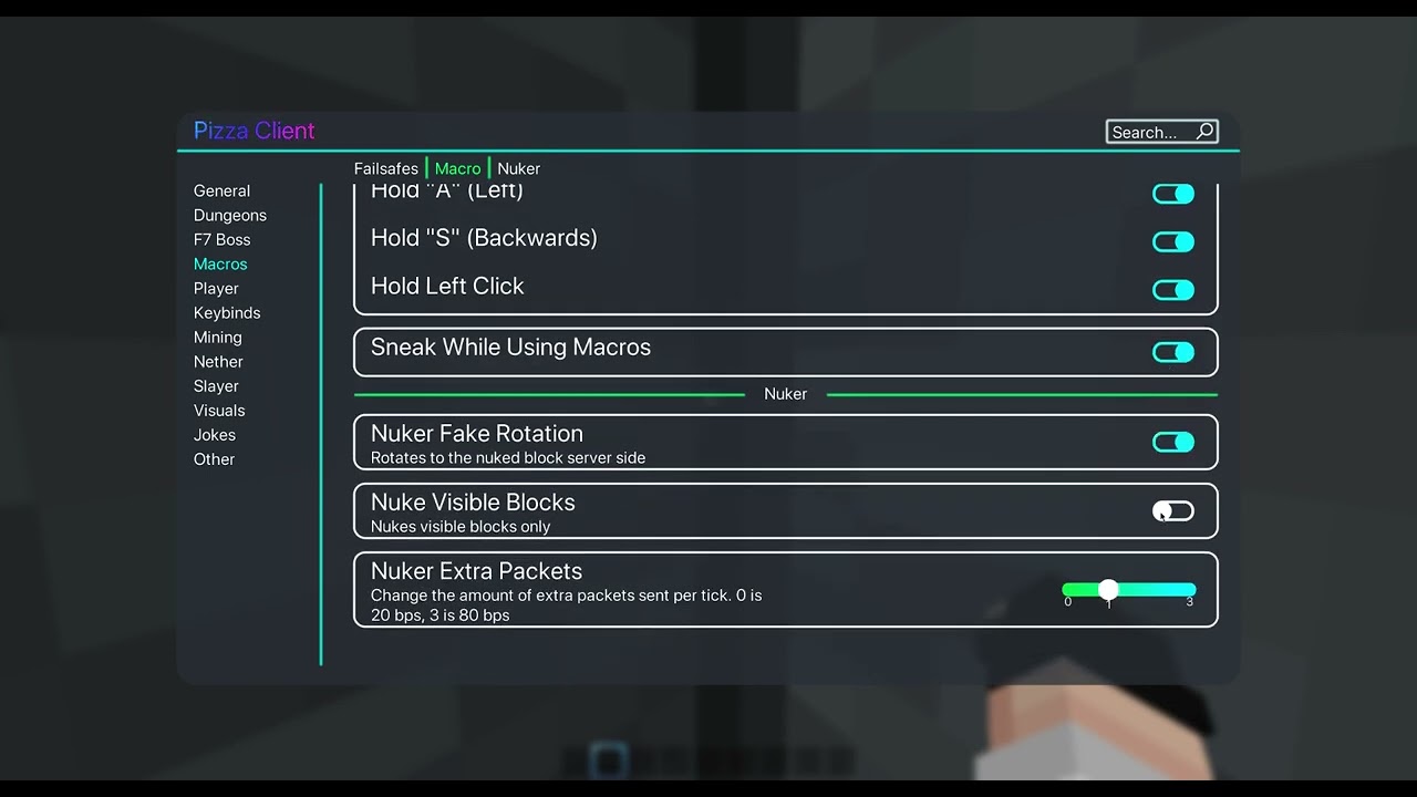 Pizza Client GUI leak