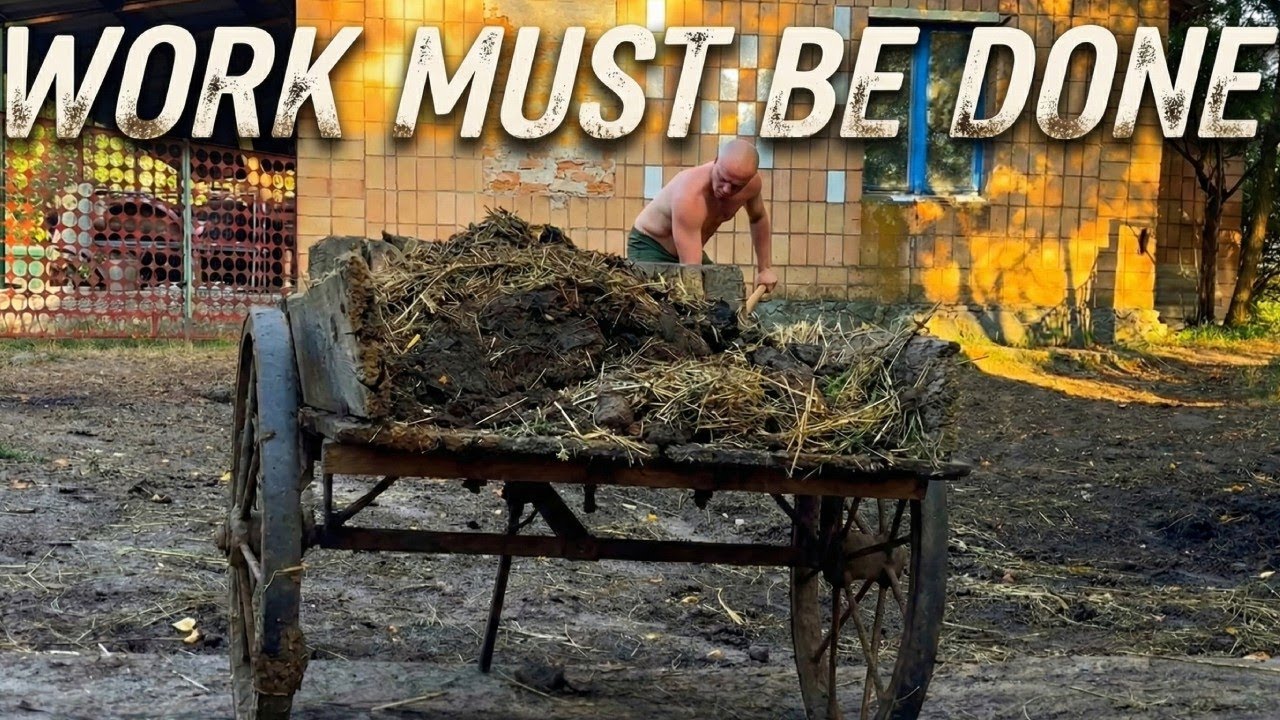 Real Village Work: Cleaning the Yard