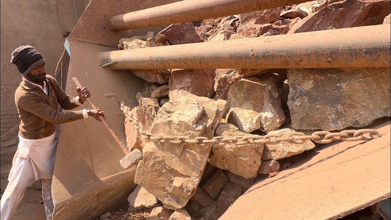 GIANT Rocks Completely Destroy Crusher! Extreme Hopper Jam – Hammer Battle! #stonecrusher 