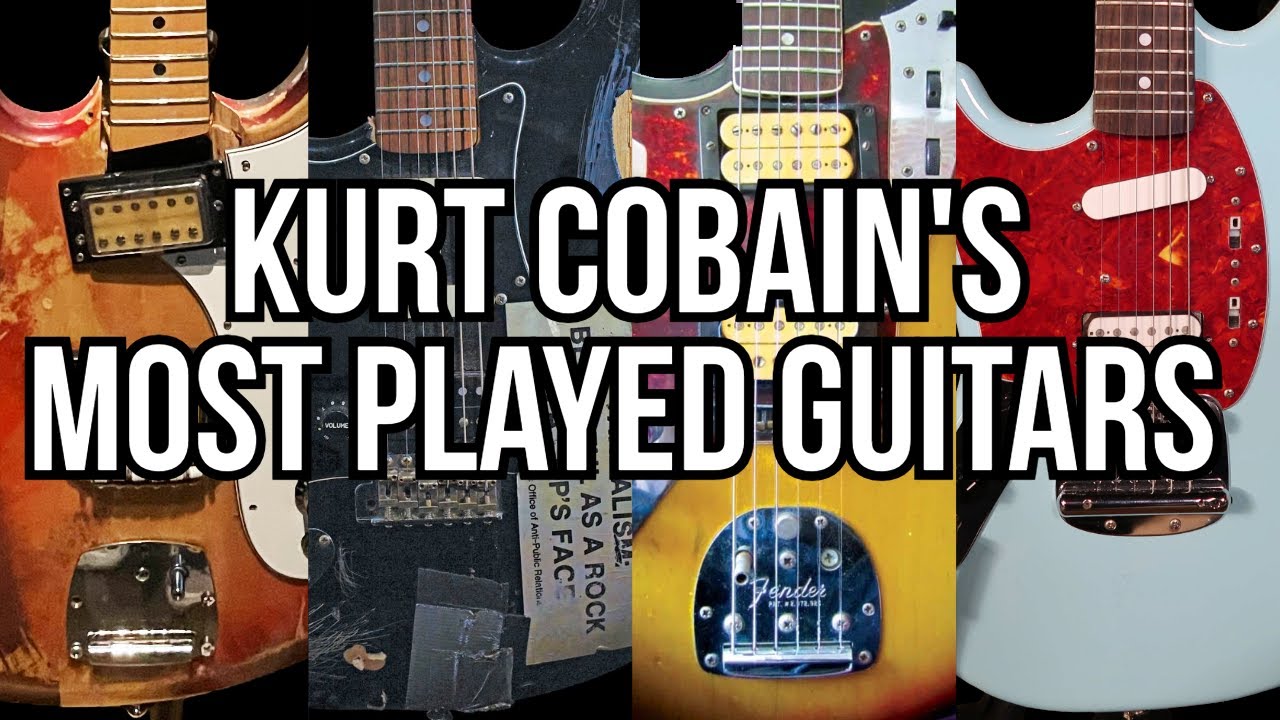 Kurt Cobain's Most Played Guitars | Specs, Stats & Facts