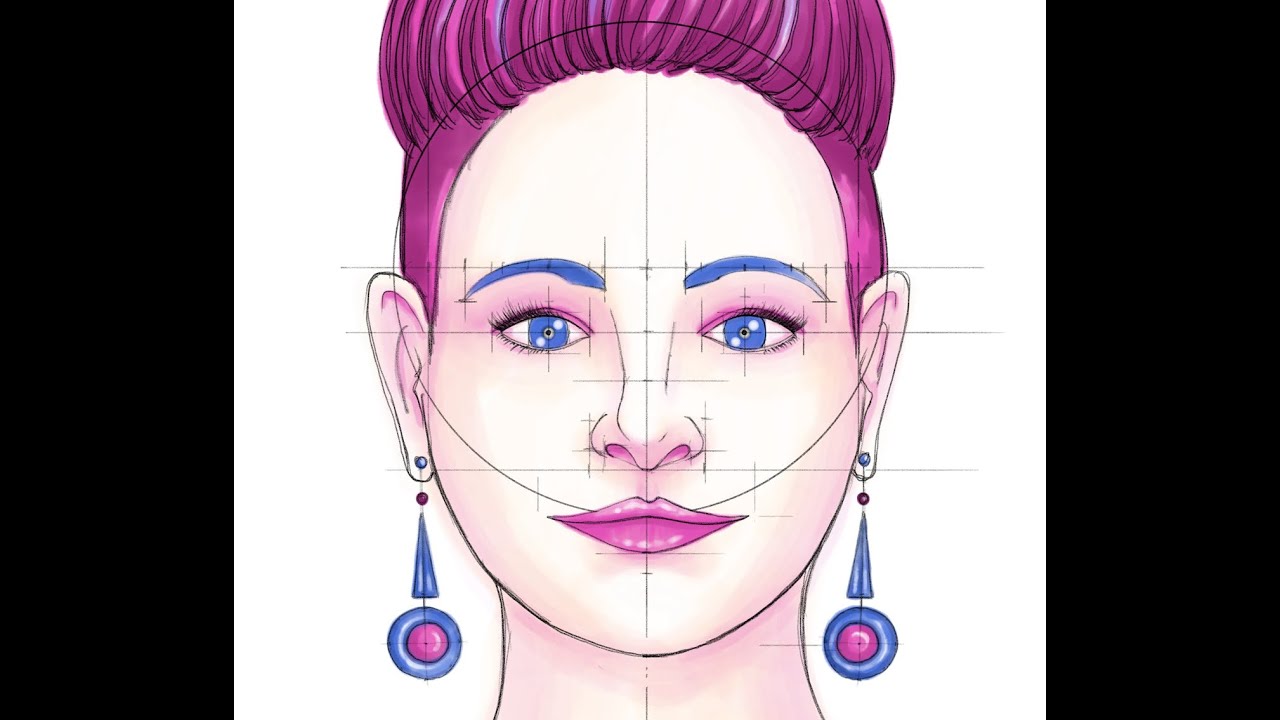 Face 27 from “Faces” Sketch Collection Time-Lapse