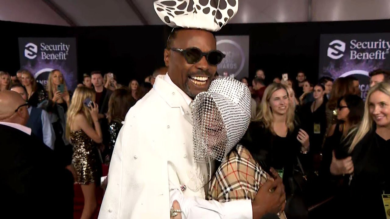 Watch Billy Porter and Billie Eilish Gush Over Each Other! | American Music Awards 2019 (Exclusiv…