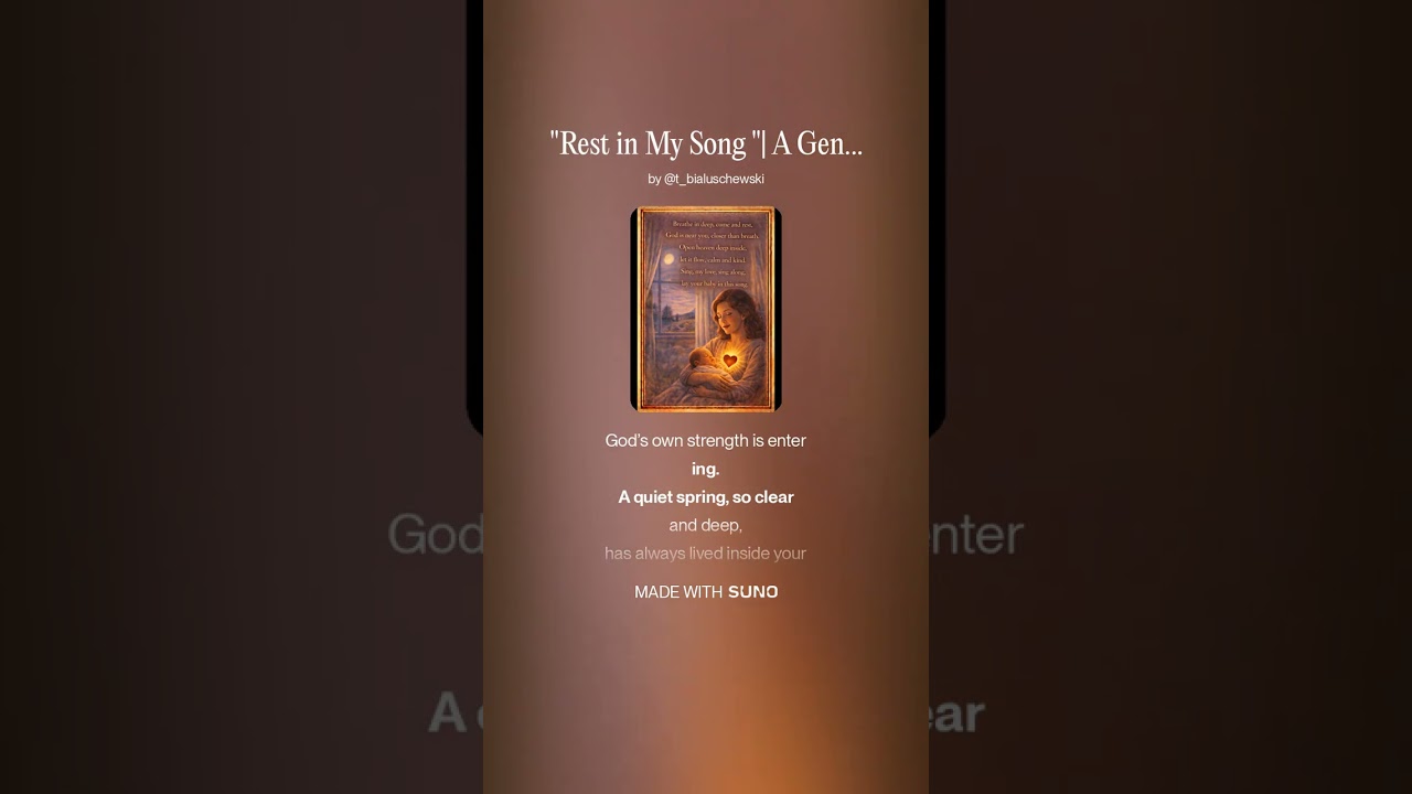Rest in My Song | A Gentle Lullaby & Prayer for Mother Father and Baby DIVINE TIME AI