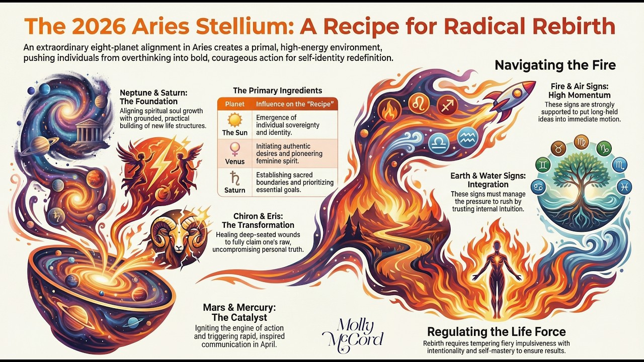 Bold Movements Into New Life Chapters ~ Ignition Points During The Aries Stellium ~ 2026 Astrology