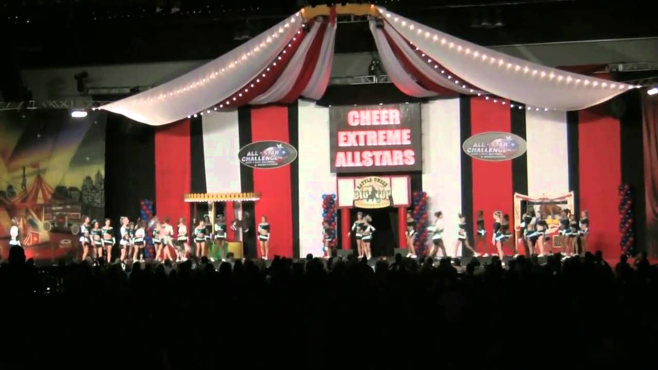 Cheer Extreme All Stars Junior Coed Elite Mustangs