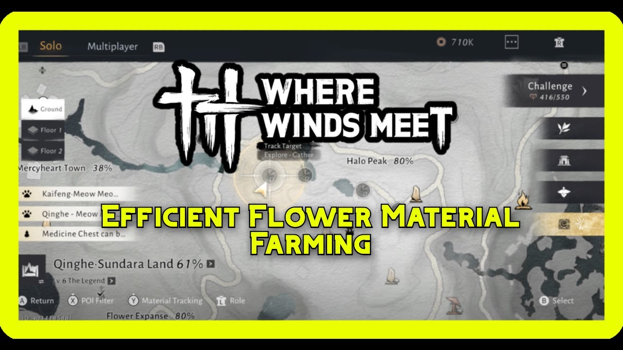 Where Winds Meet: Efficient Flower Material Farming Guide