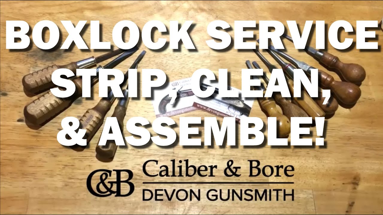 Devongunsmith Diaries #53 Webley & Scott Boxlock Service: Strip, Clean  & Assemble