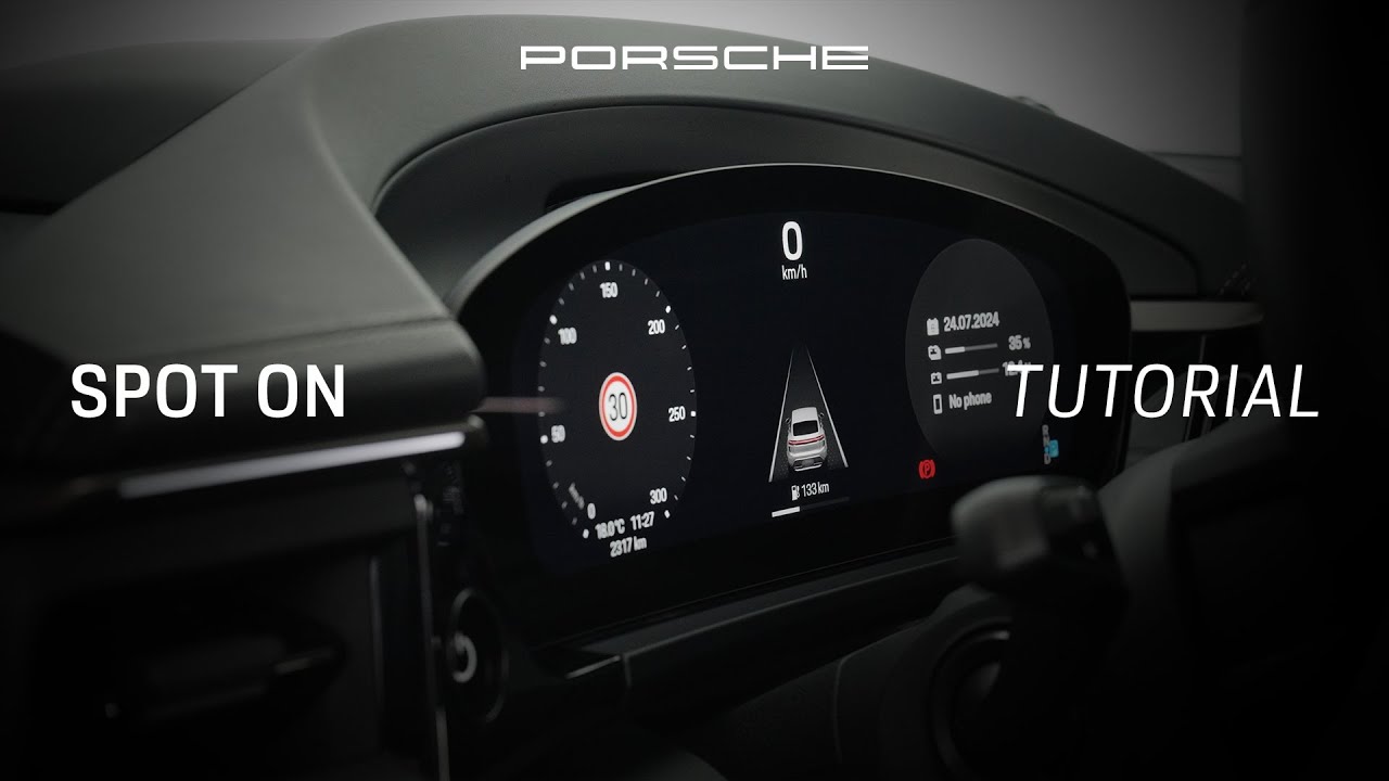 How to use the instrument cluster of your Porsche Macan | Tutorial | Spot On