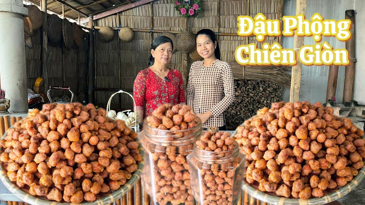 ĐẬU PHỘNG CHIÊN Giòn nếu bạn cho nguyên liệu này vào ngon và nhanh hơn lắc đậu da cá 