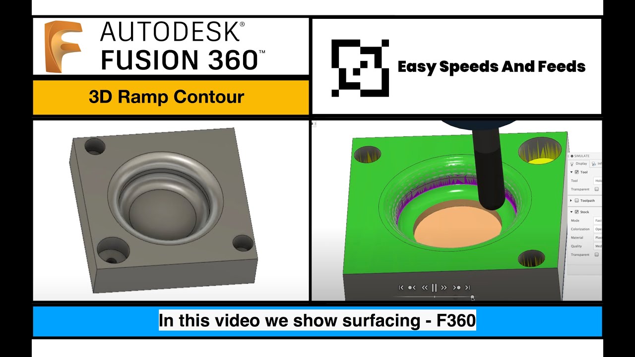 3D-контурирование пандусов в Fusion 360: Учебное пособие по Fusion 360