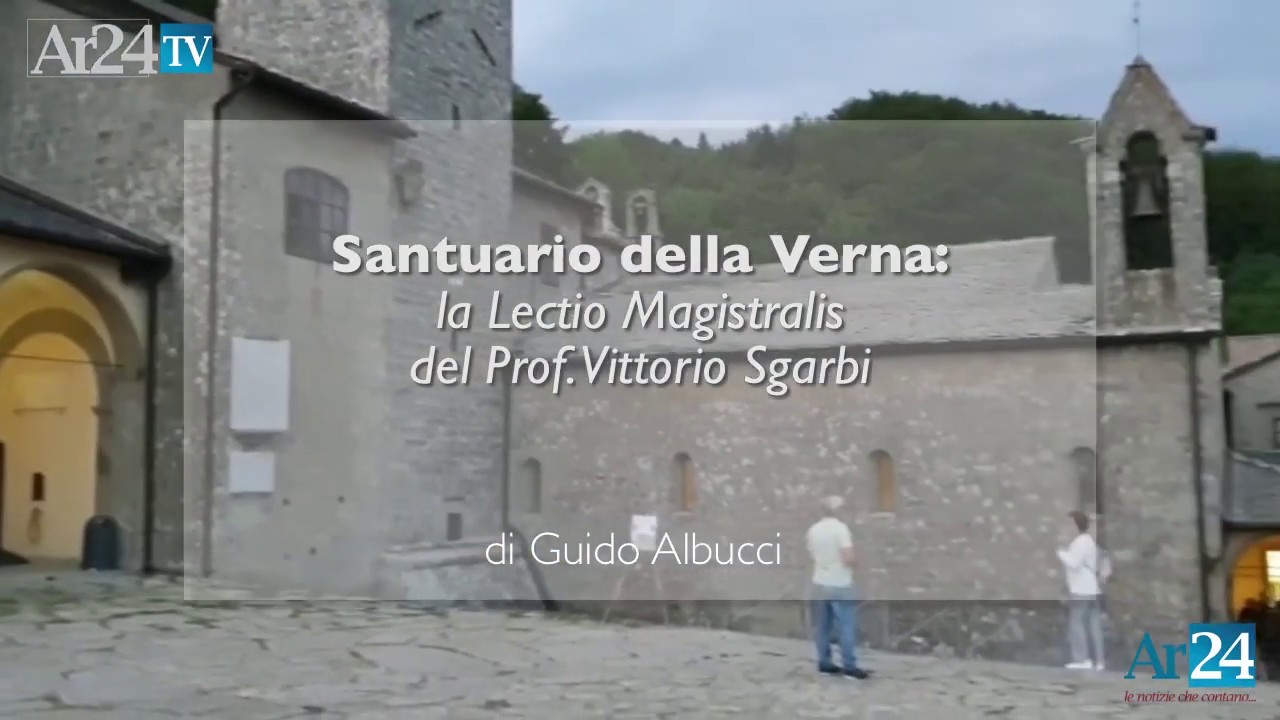 La Lectio Magistralis di Vittorio Sgarbi al Santuario della Verna