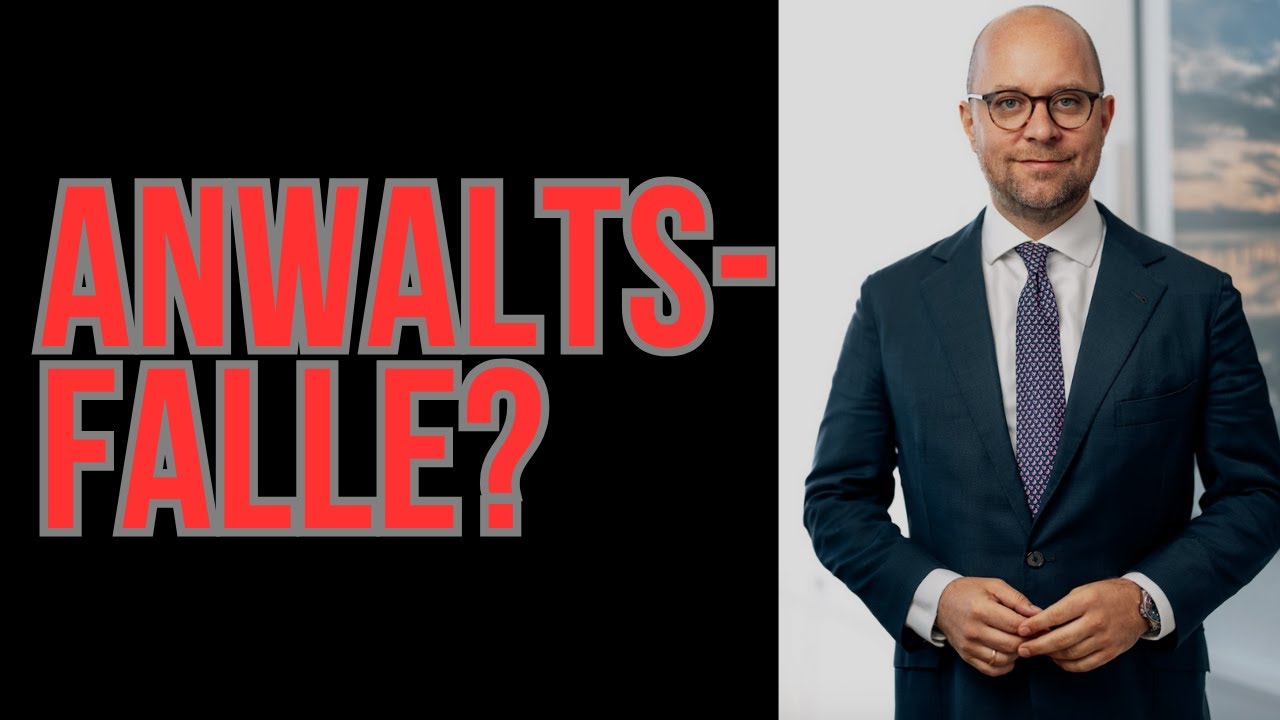 Geh NIEMALS zum Anwalt, bevor du dieses Video gesehen hast!