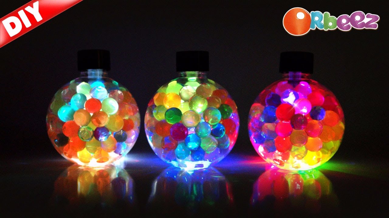Making Orbeez Mood Lamp ! Orbeez LED Light Up l Satisfying Video