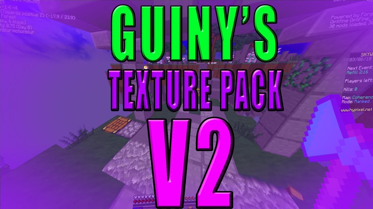 GUINY YOUTUBE TEXTURE PACK V2 FULL RELEASE! + 300 SUBSCRIBERS?!? | VeltPvP Highlights