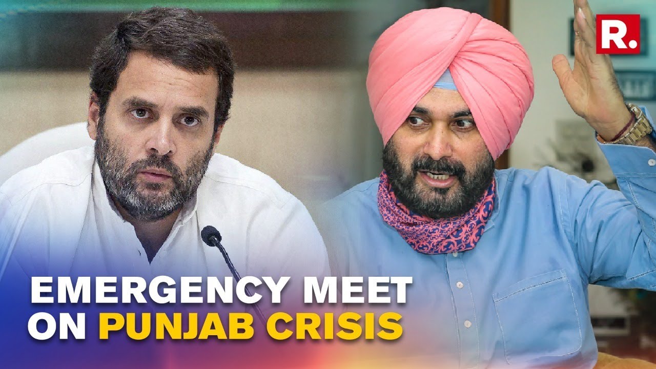 Rahul Gandhi Calls For High-Level Emergency Meeting Over Punjab Congress Crisis