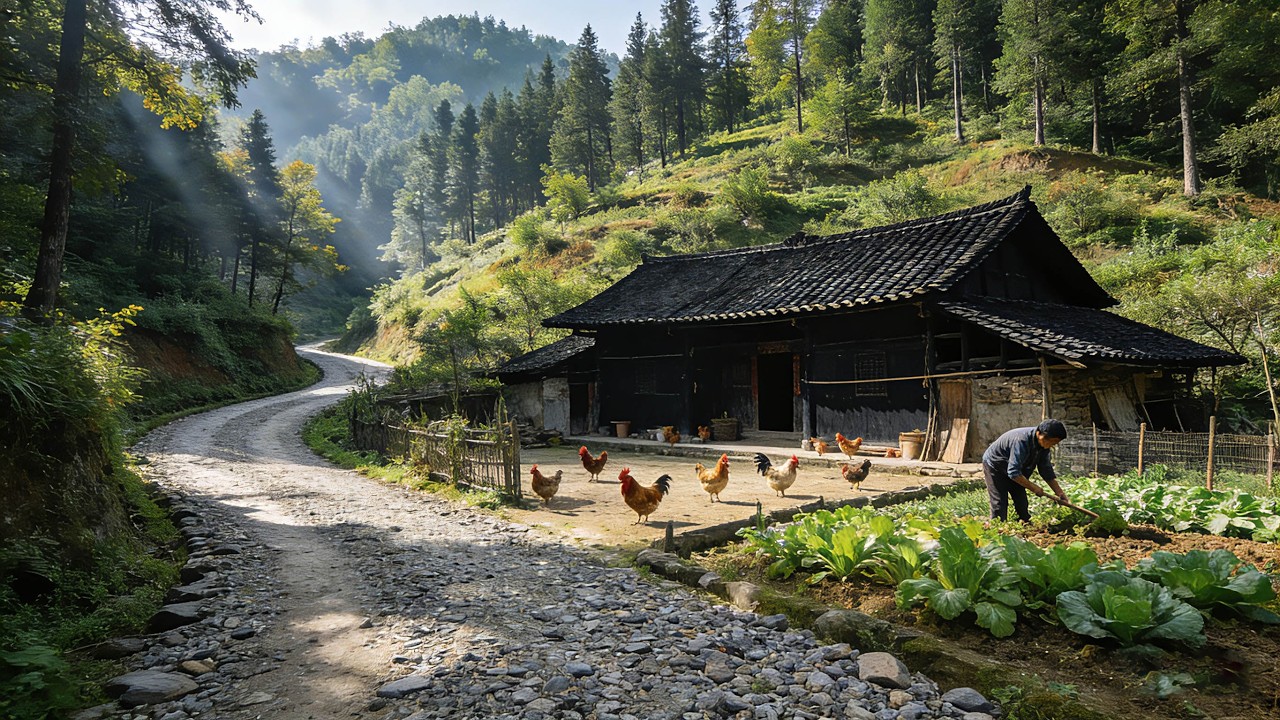 This Is Isolated Rural China You’ve Never Seen Before (4K Village Walk)