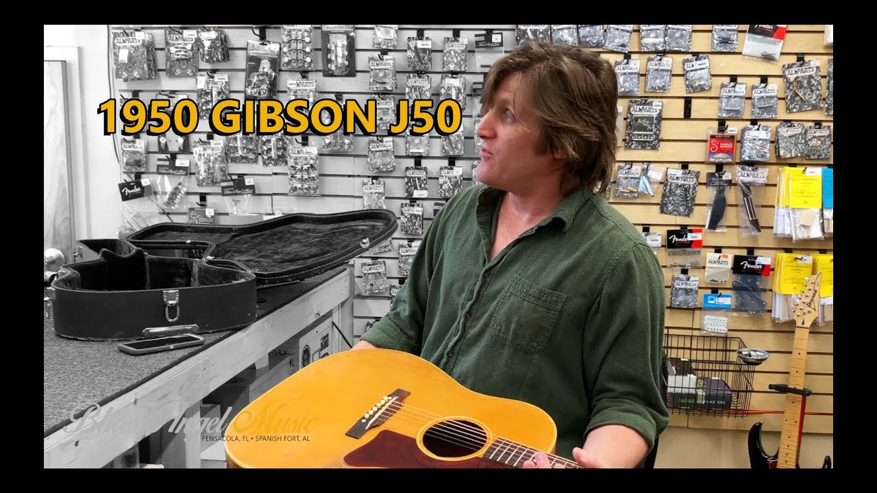 Luthier Talks About Repairing A 1950 Gibson J-50