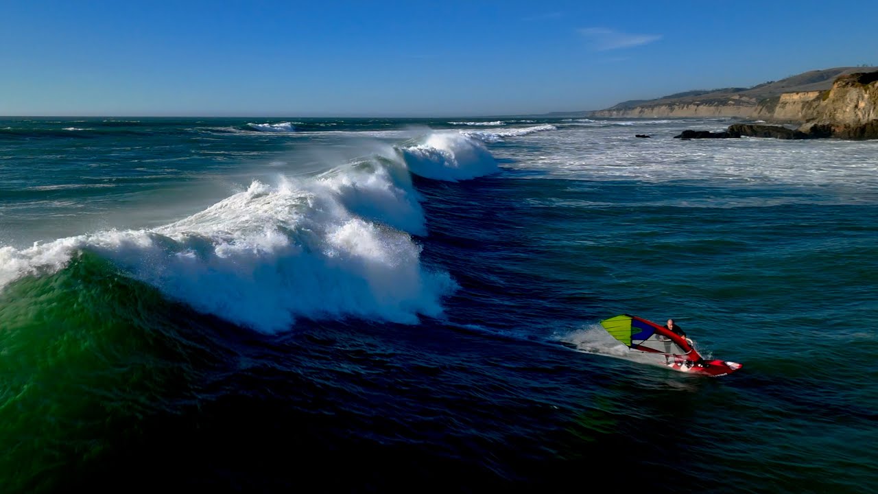 Epic Windsurfing Wave Sailing Featuring Brice, Seth and Dave