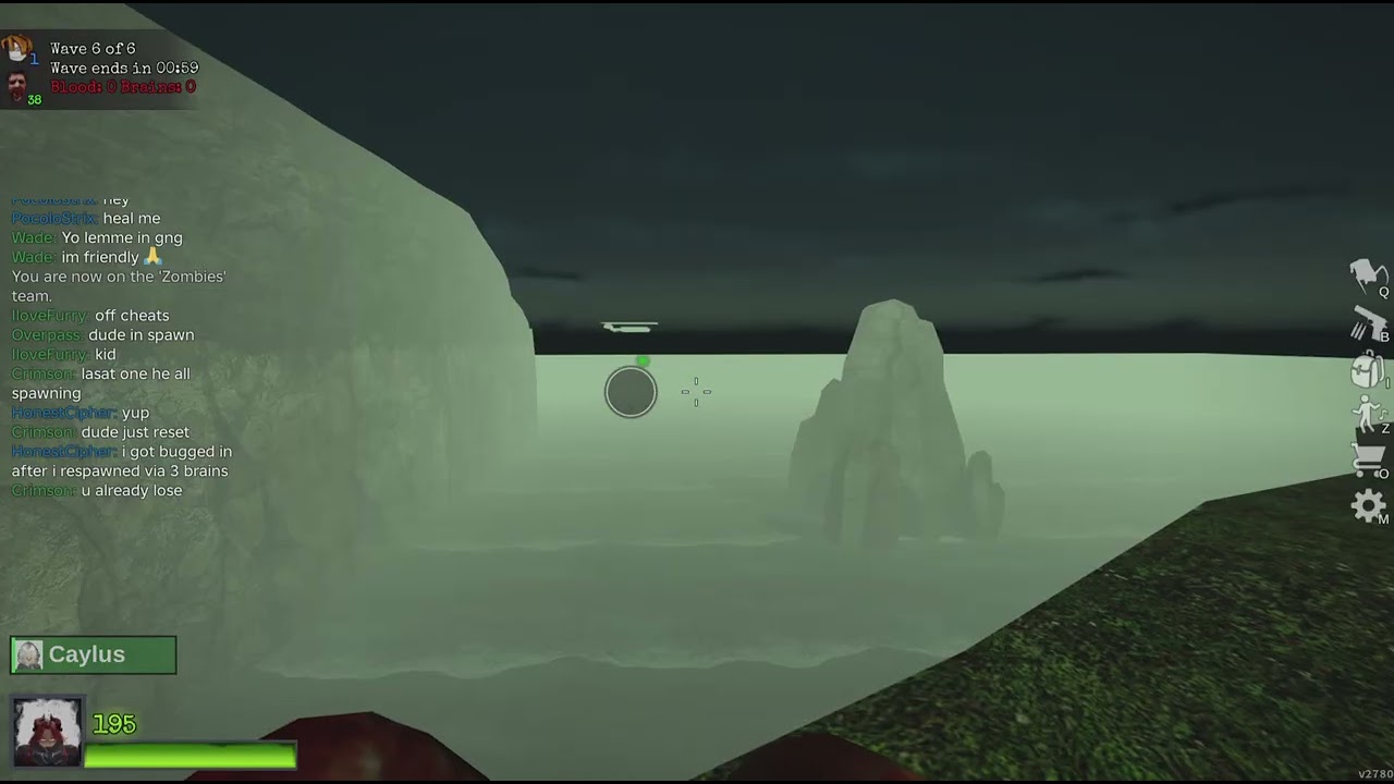 bug report as Zombies spawn back to human but tp somewhere else