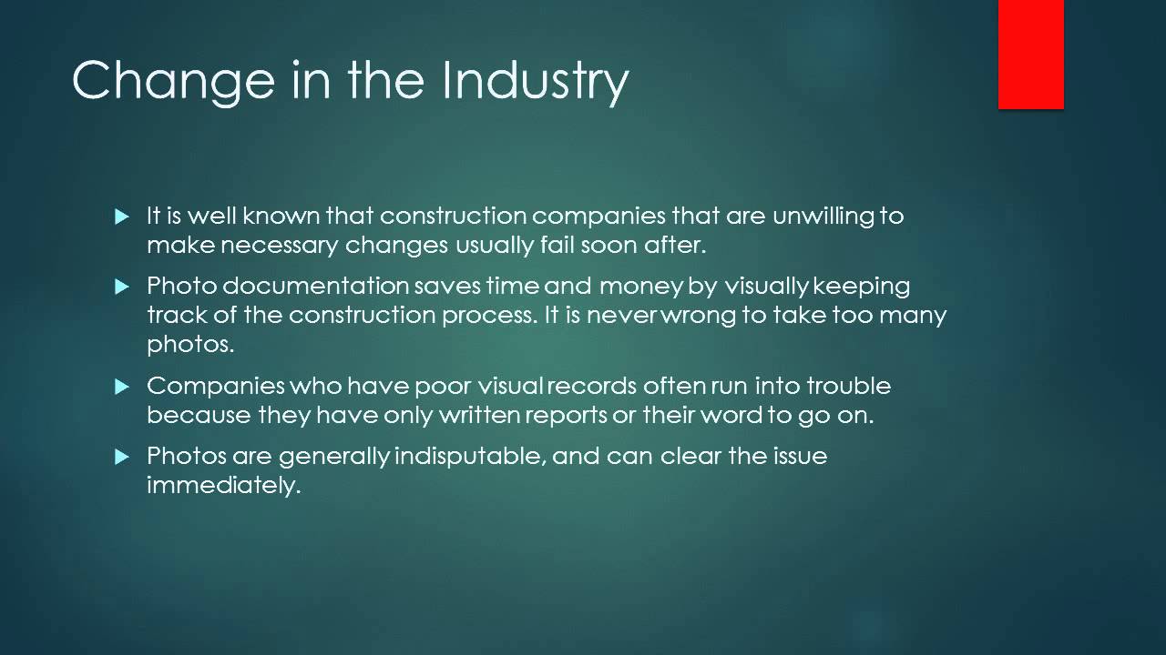 Photo Documentation in Construction