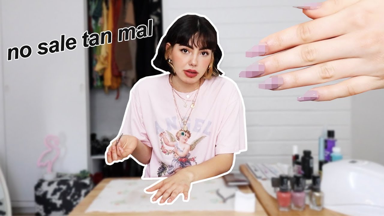 Me hago UÑAS ACRILICAS EN CASA sin experiencia (DIY?)